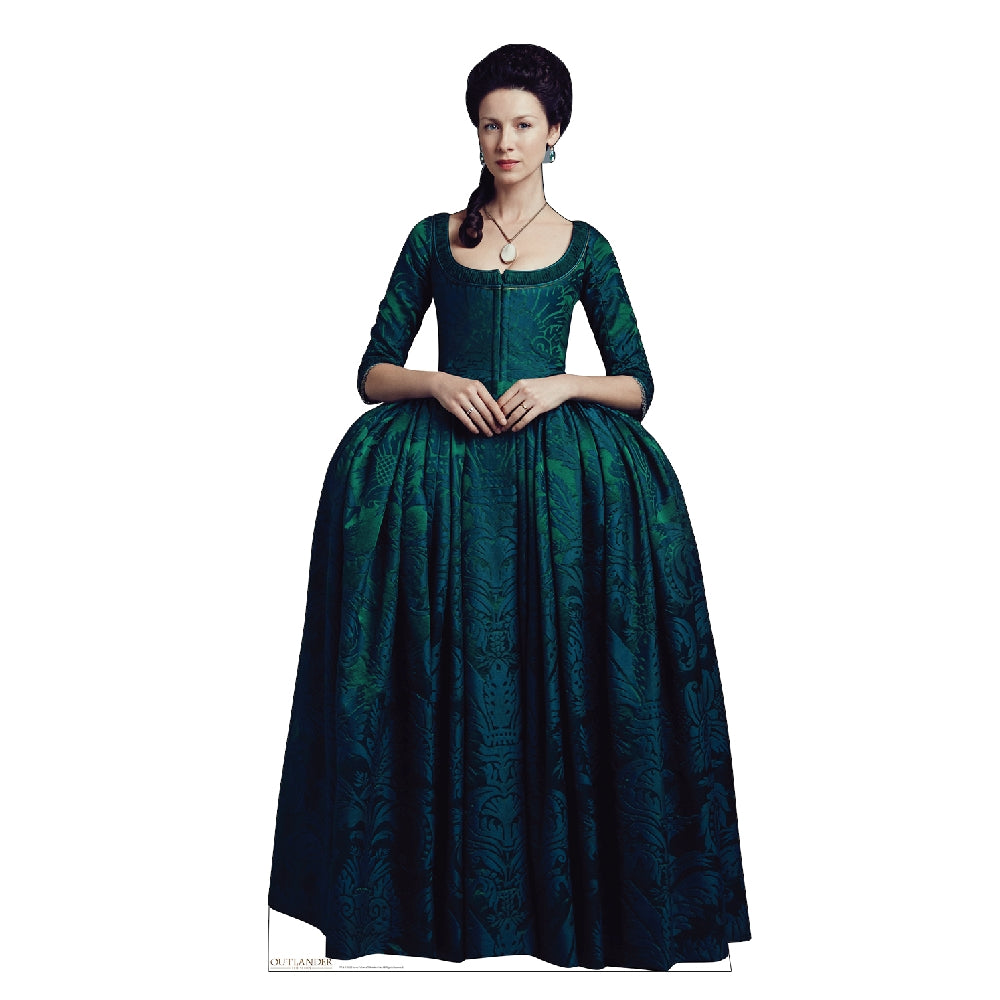 outlander green dress Claire Fraser in French Finery Life-Size Standee from Outlander