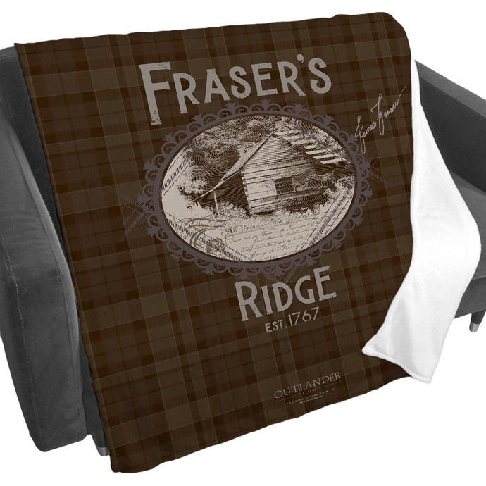 Fraser's Ridge Fleece Blanket from Outlander