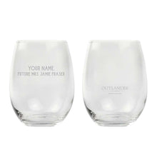 Future Mrs. Jamie Fraser Personalized Stemless Wine Glass from Outlander