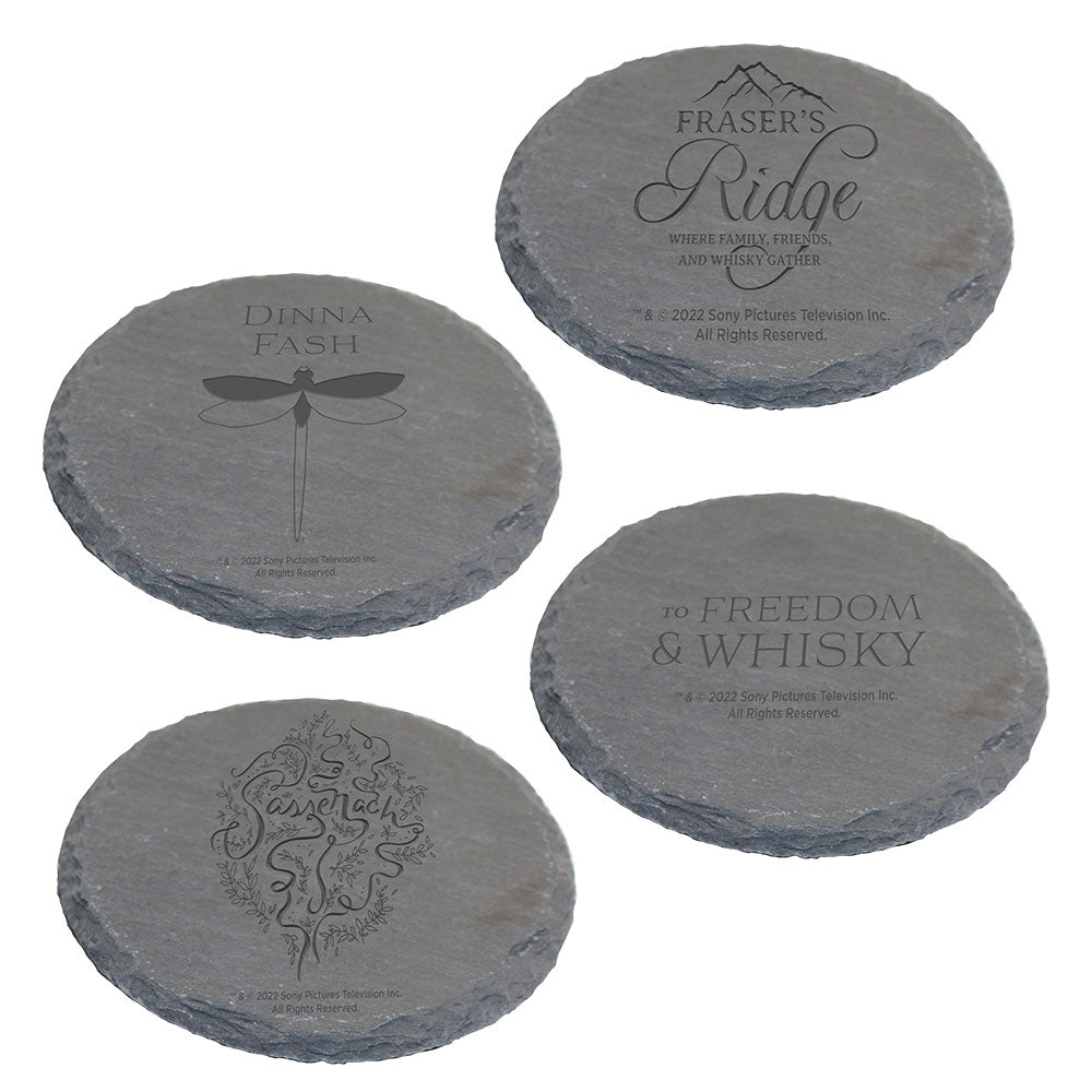 Outlander 4pc Slate Coaster Set – Outlander Store