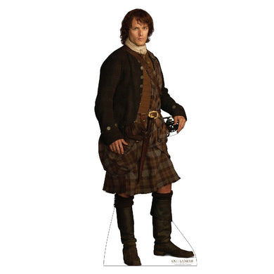 Jamie Fraser in Scottish Kilt Life-Size Standee from Outlander